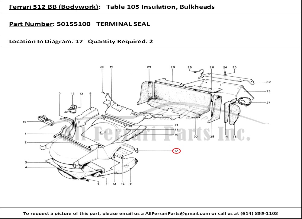 Ferrari Part 50155100