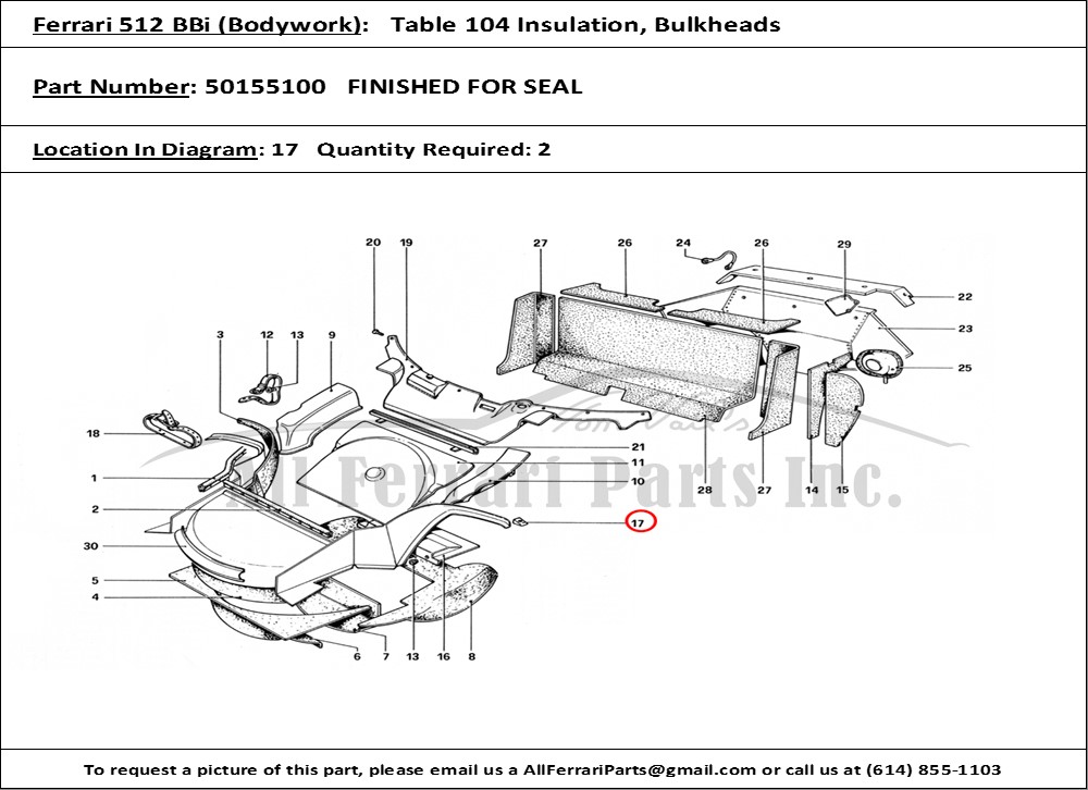 Ferrari Part 50155100