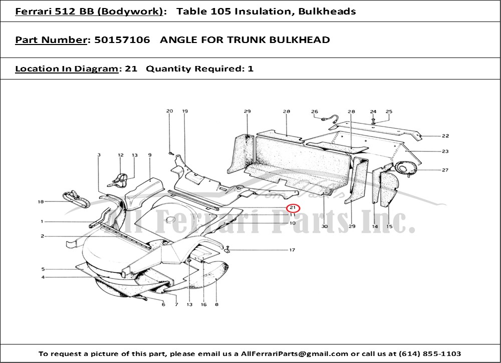 Ferrari Part 50157106