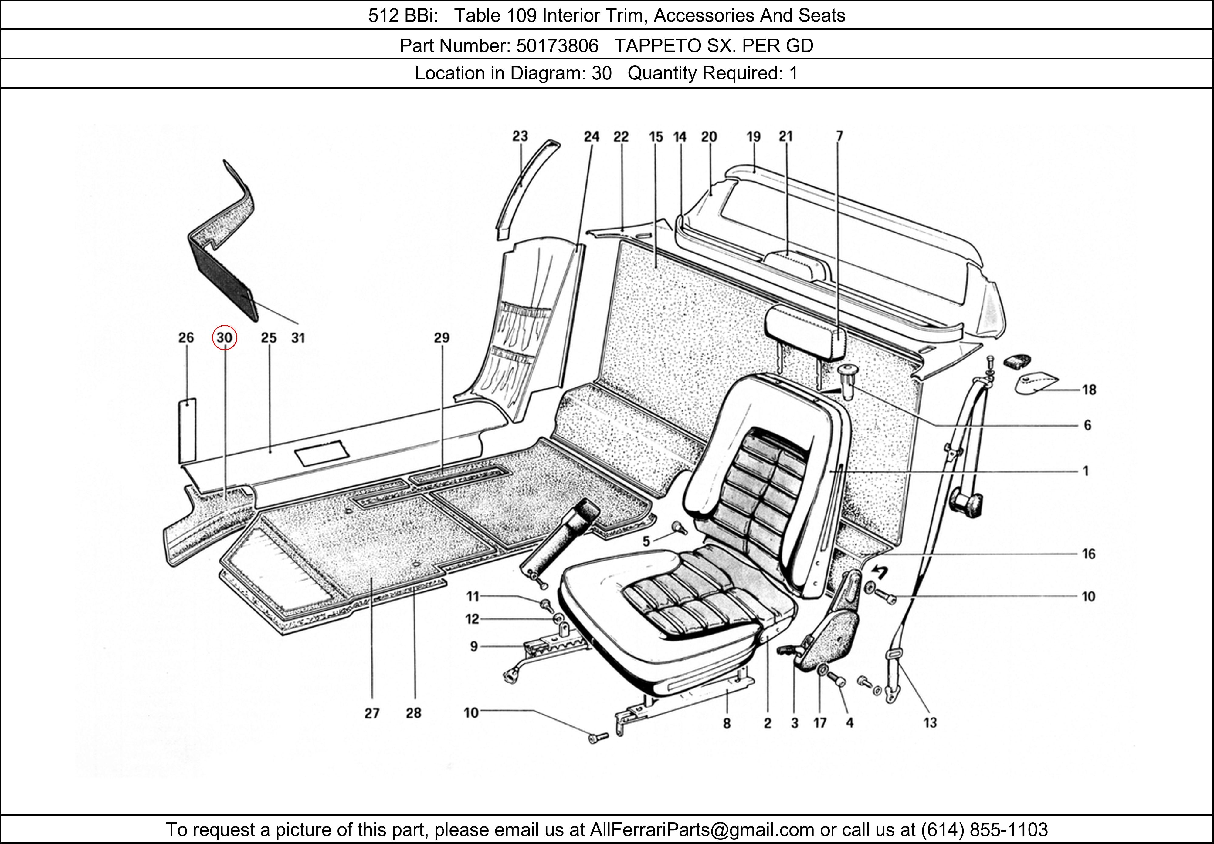 Ferrari Part 50173806