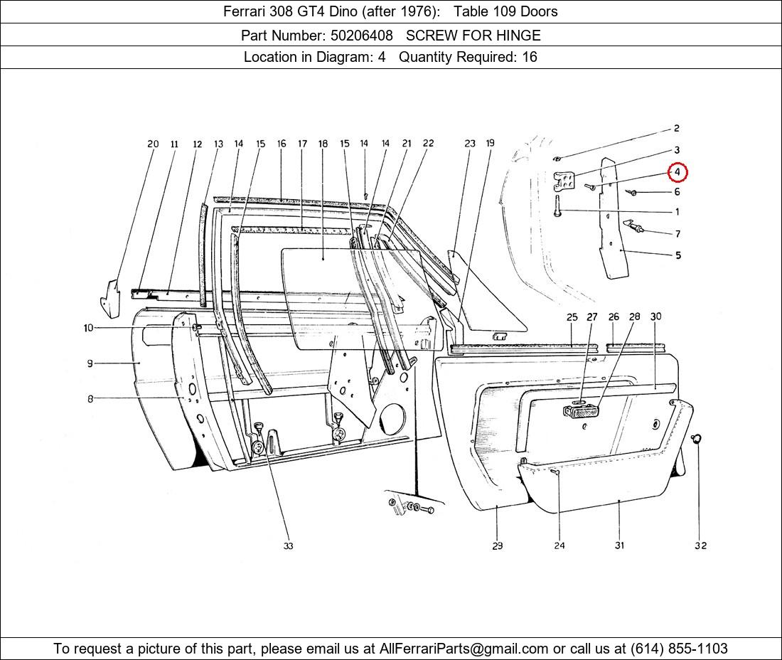 Ferrari Part 50206408