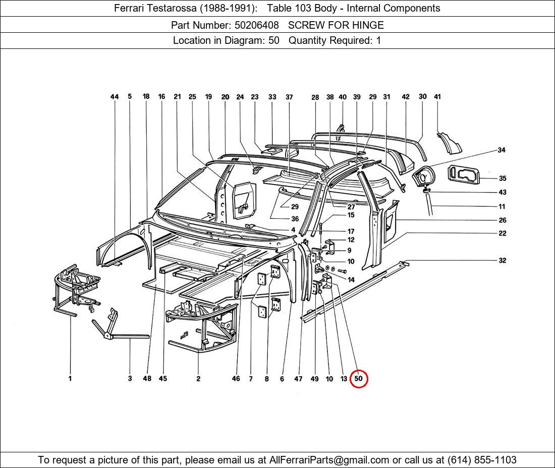 Ferrari Part 50206408