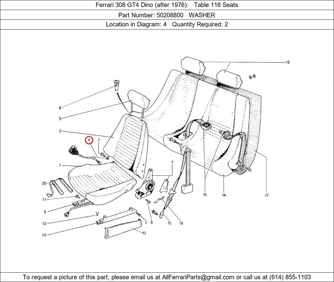 Ferrari Part 50208800