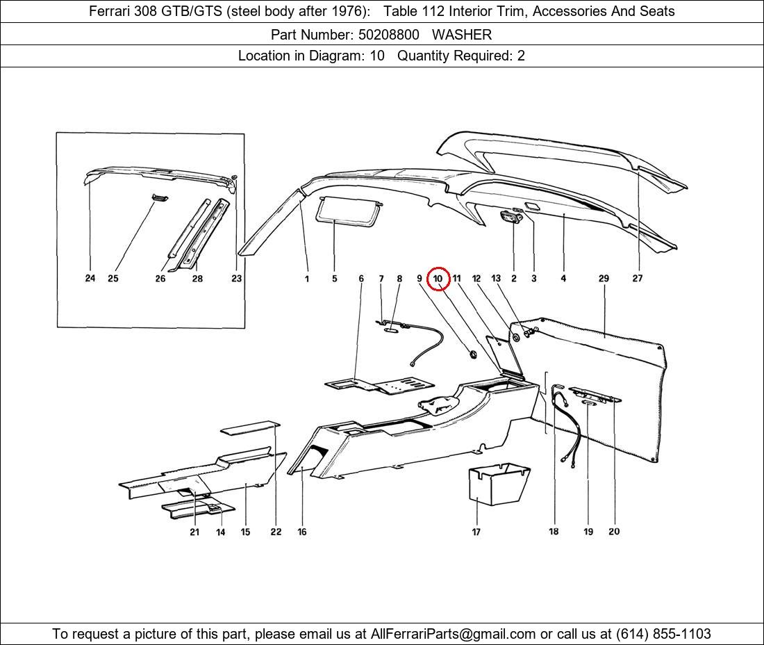 Ferrari Part 50208800