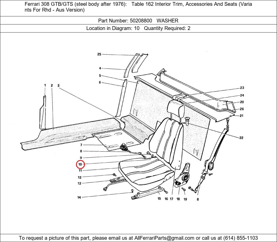 Ferrari Part 50208800