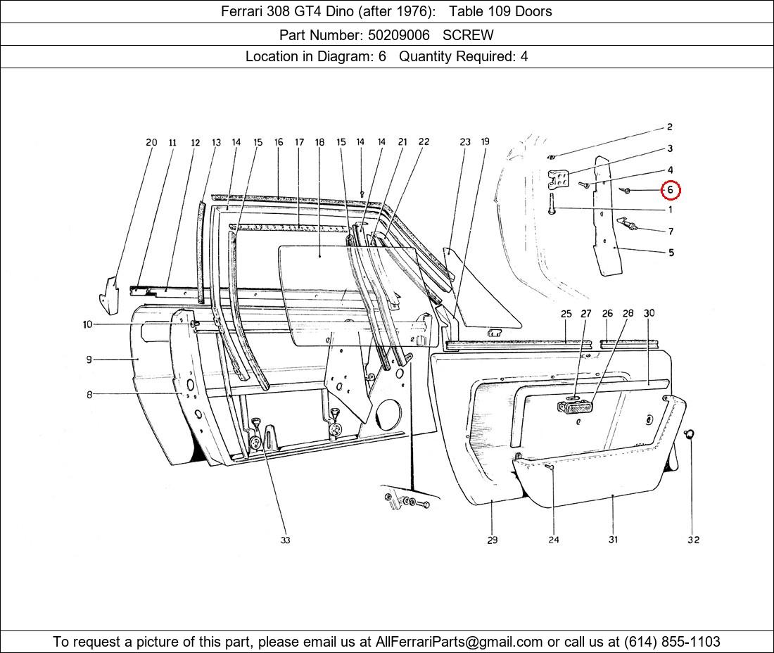 Ferrari Part 50209006