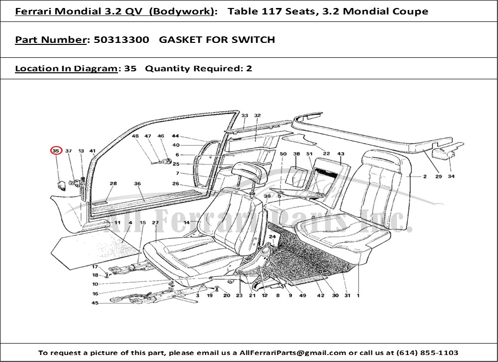 Ferrari Part 50313300