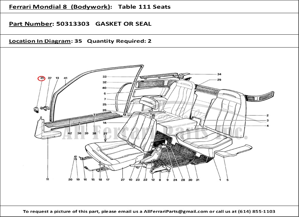 Ferrari Part 50313303