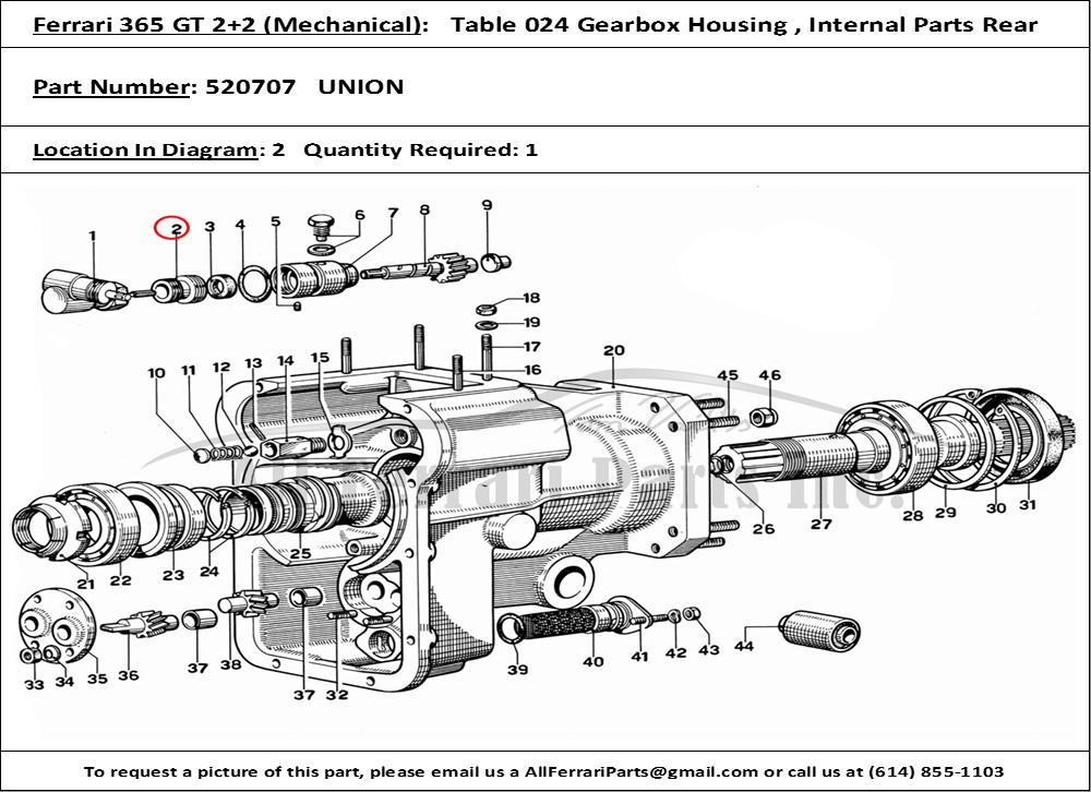 Ferrari Part 520707