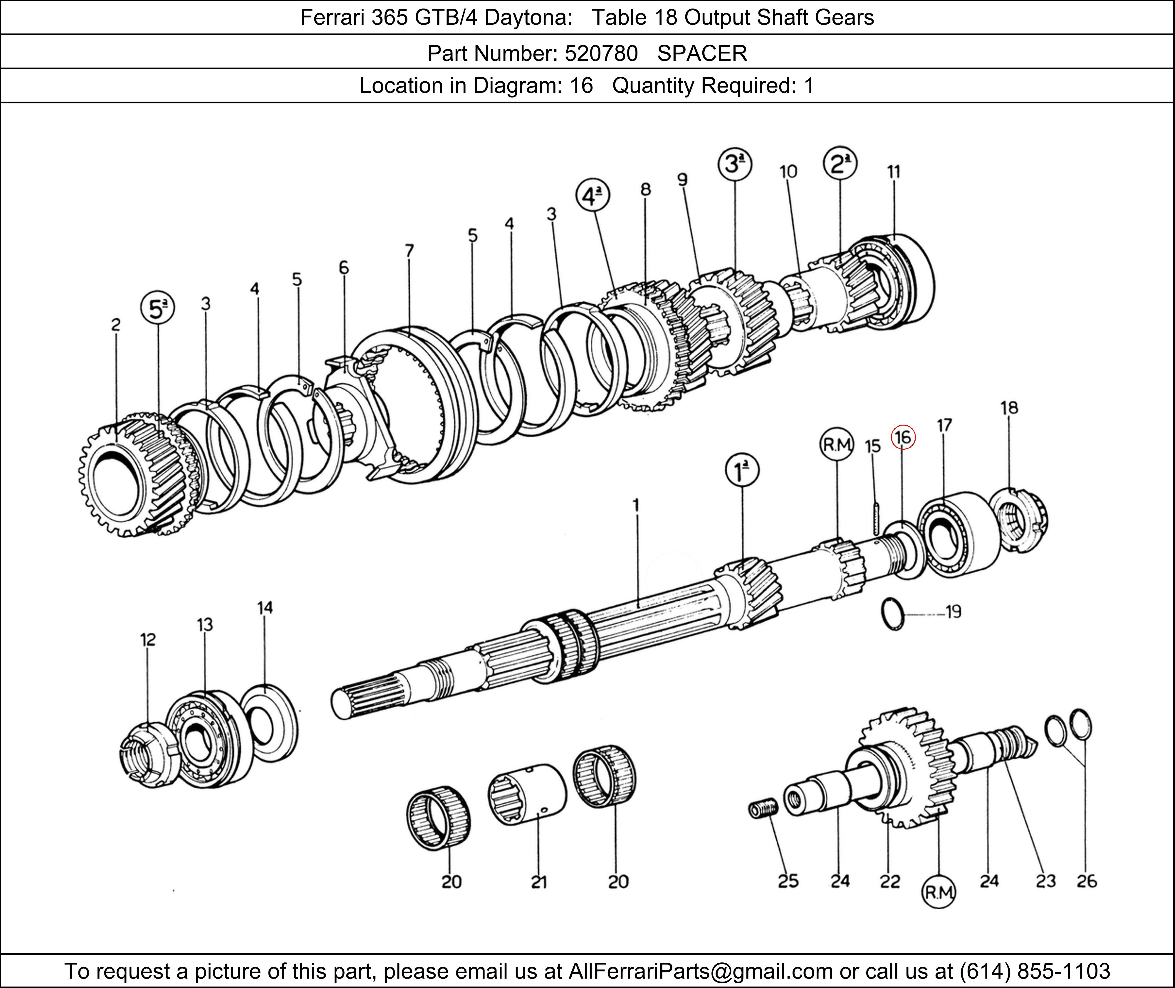 Ferrari Part 520780