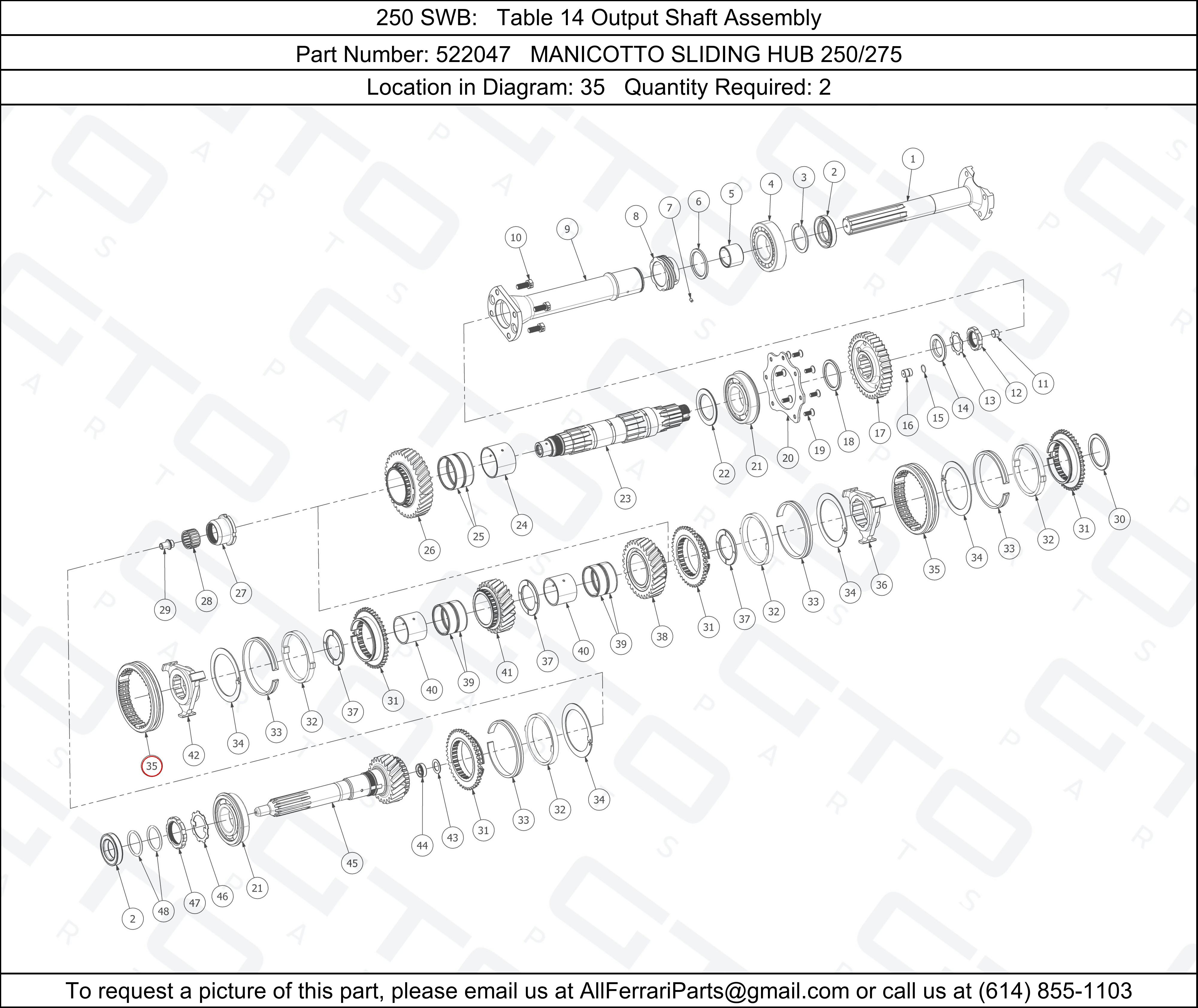 Ferrari Part 522047