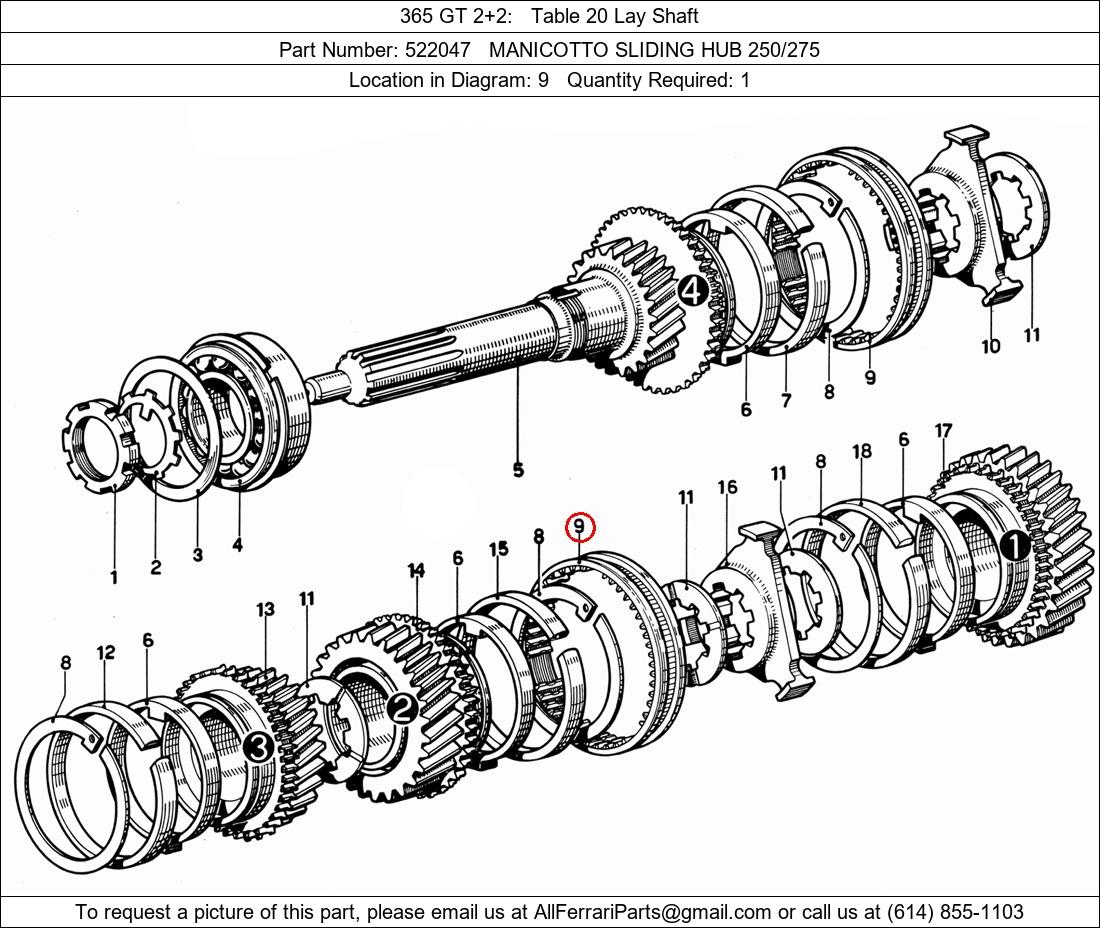 Ferrari Part 522047