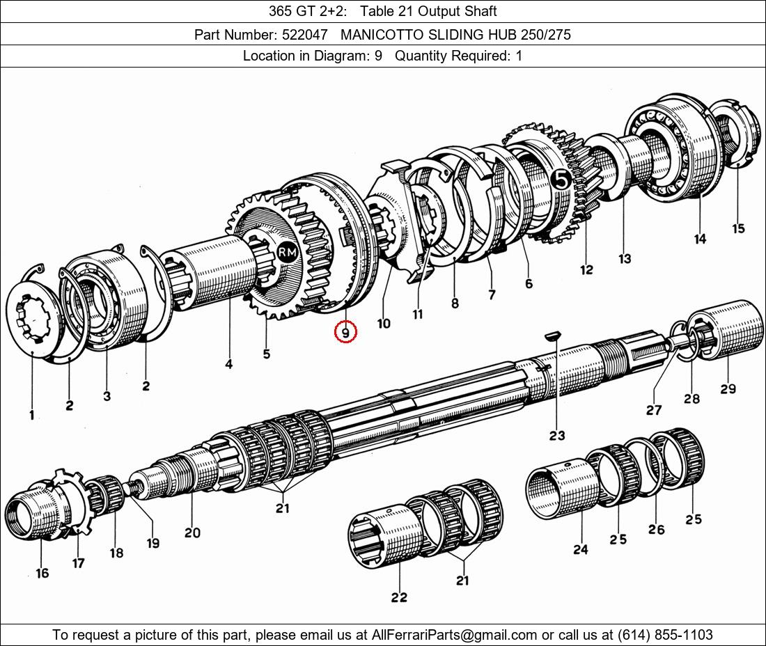 Ferrari Part 522047