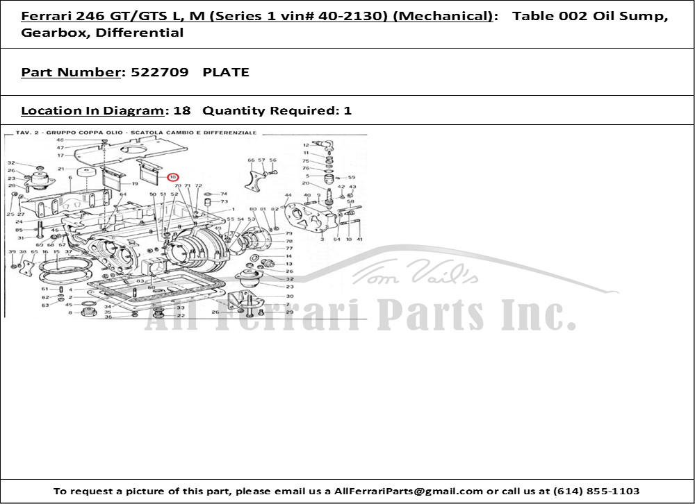 Ferrari Part 522709