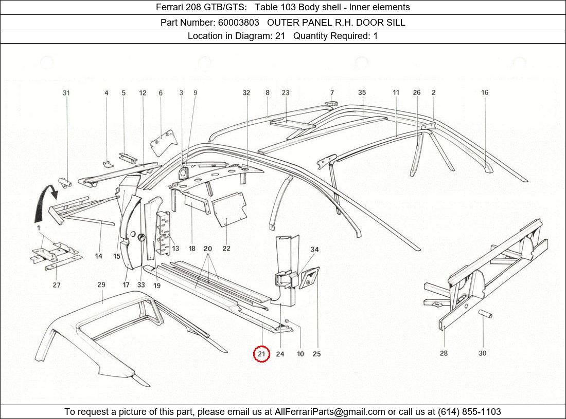 Ferrari Part 60003803