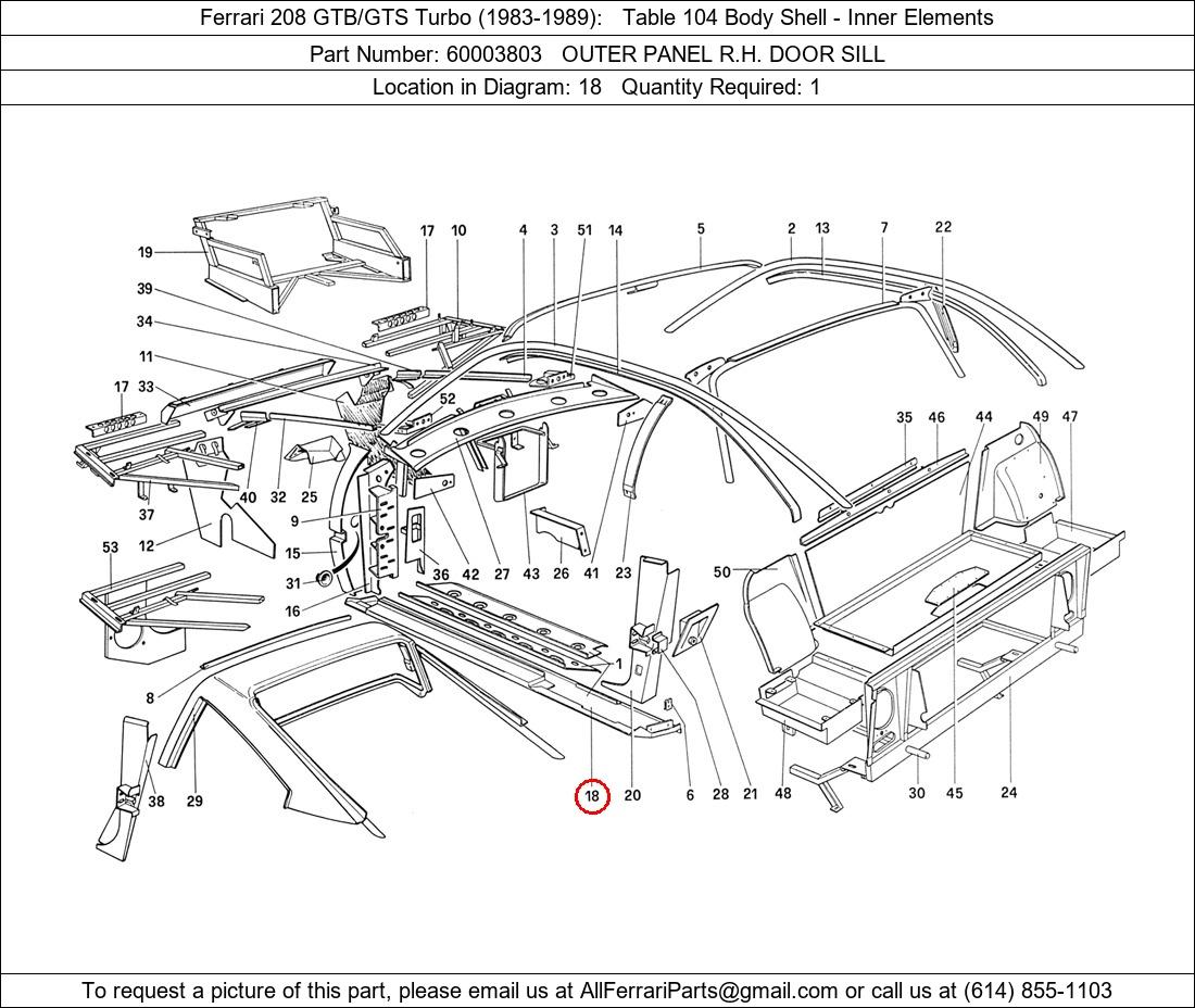 Ferrari Part 60003803