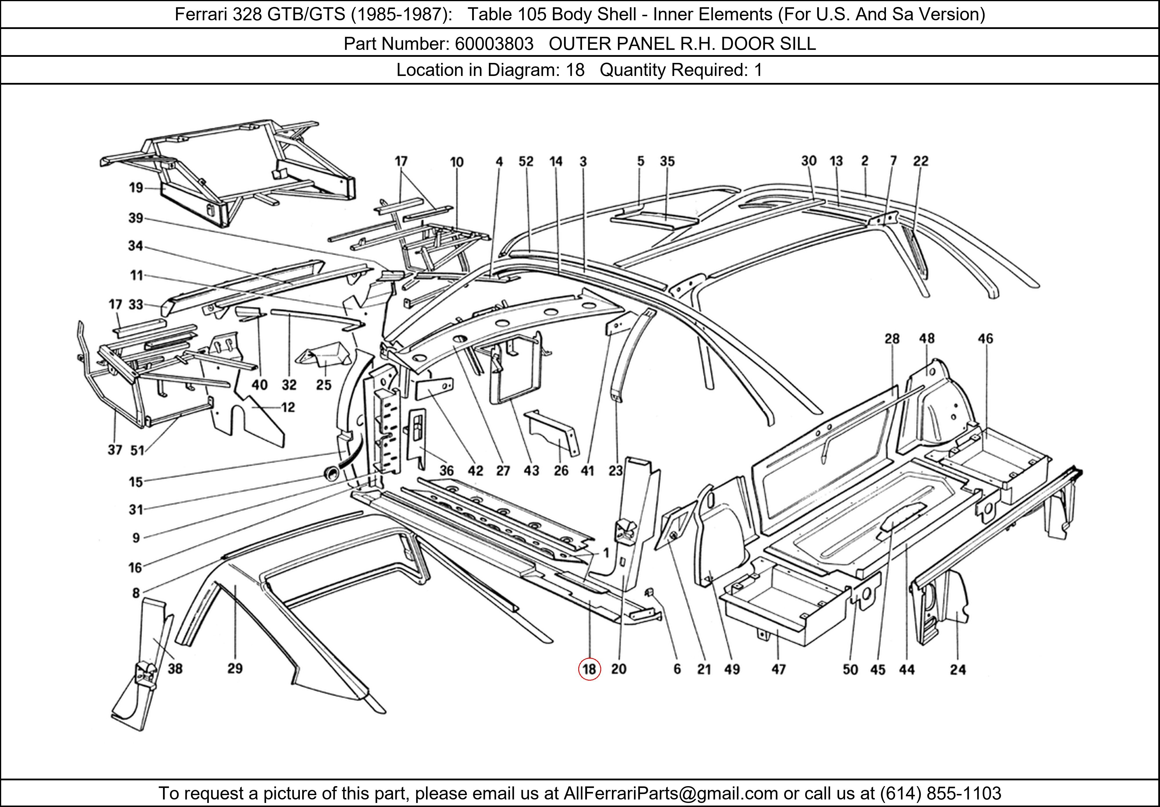 Ferrari Part 60003803