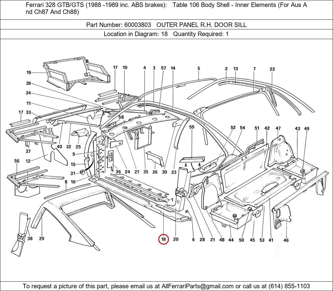 Ferrari Part 60003803