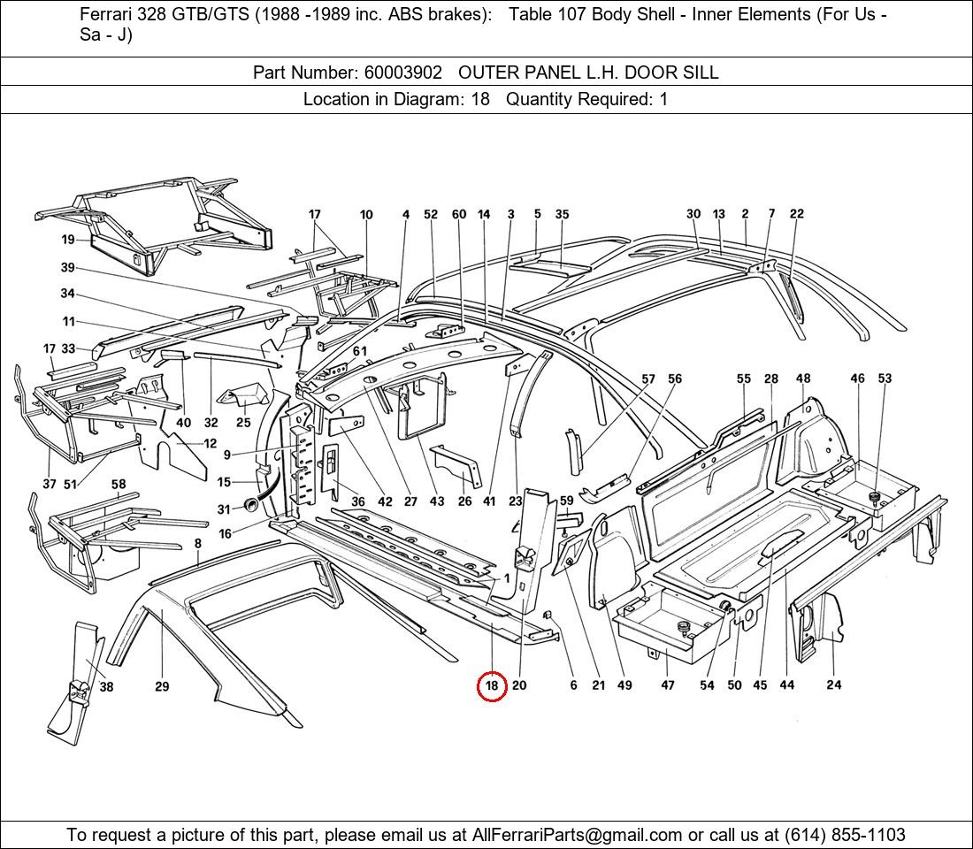 Ferrari Part 60003902