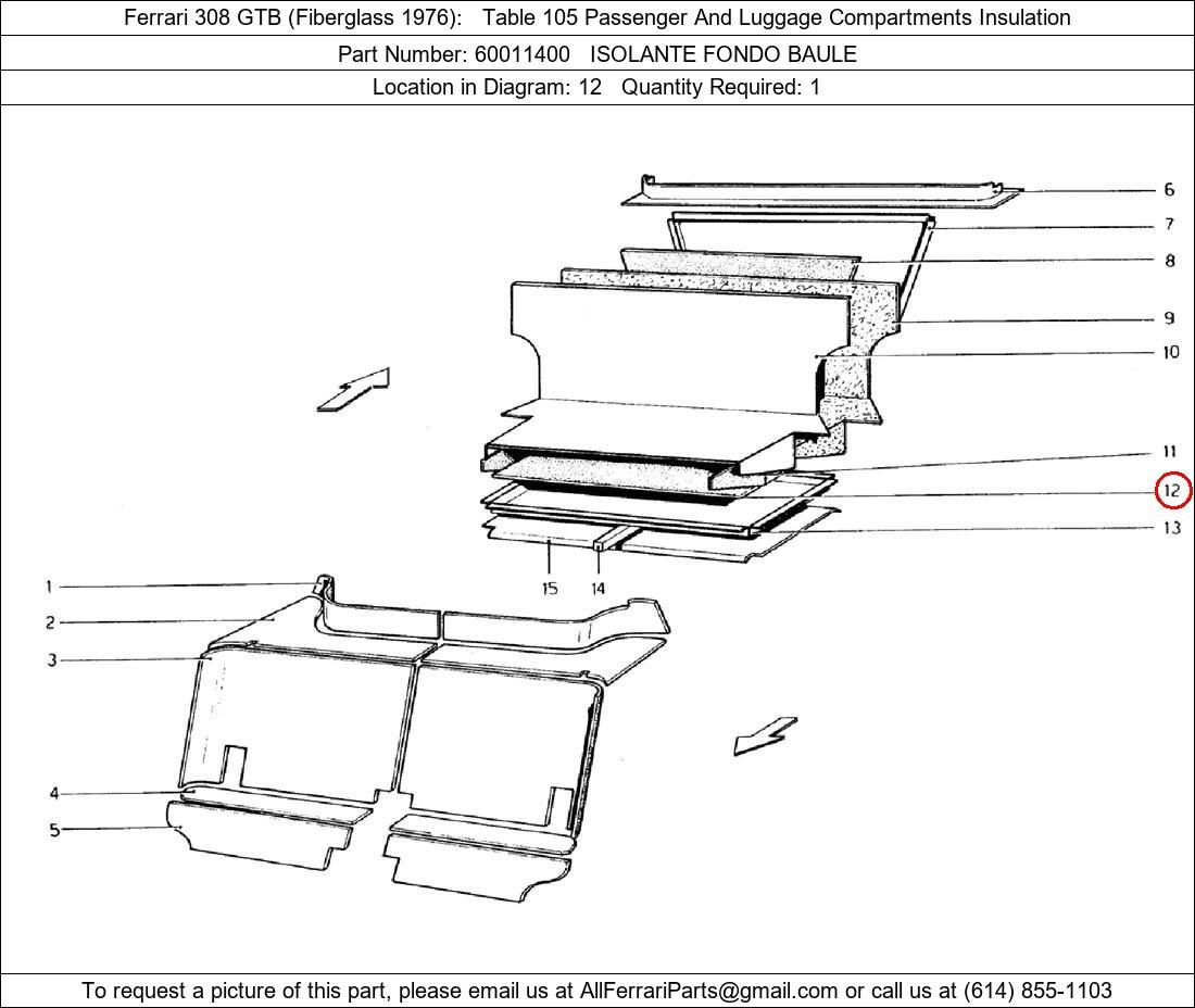 Ferrari Part 60011400