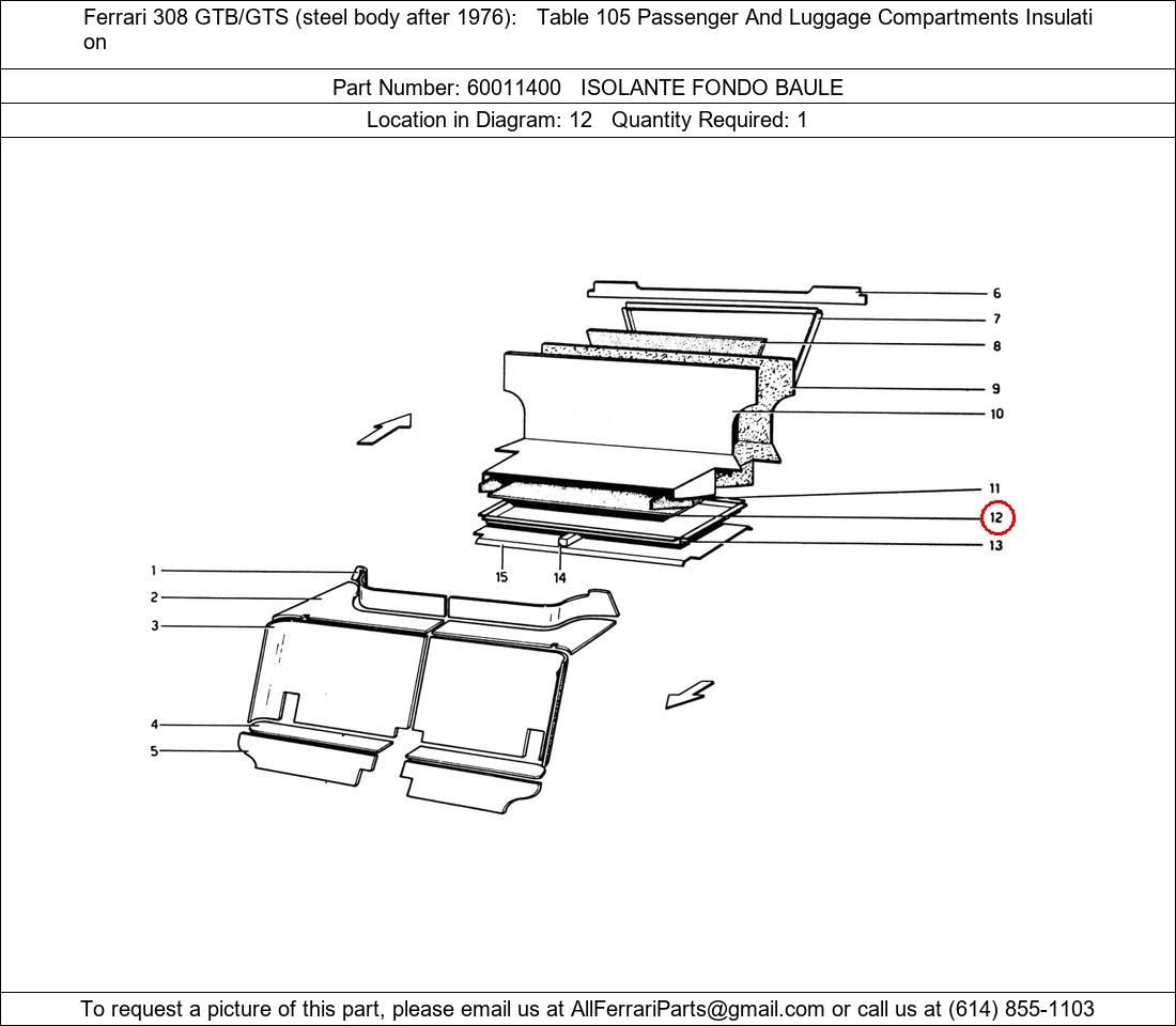 Ferrari Part 60011400