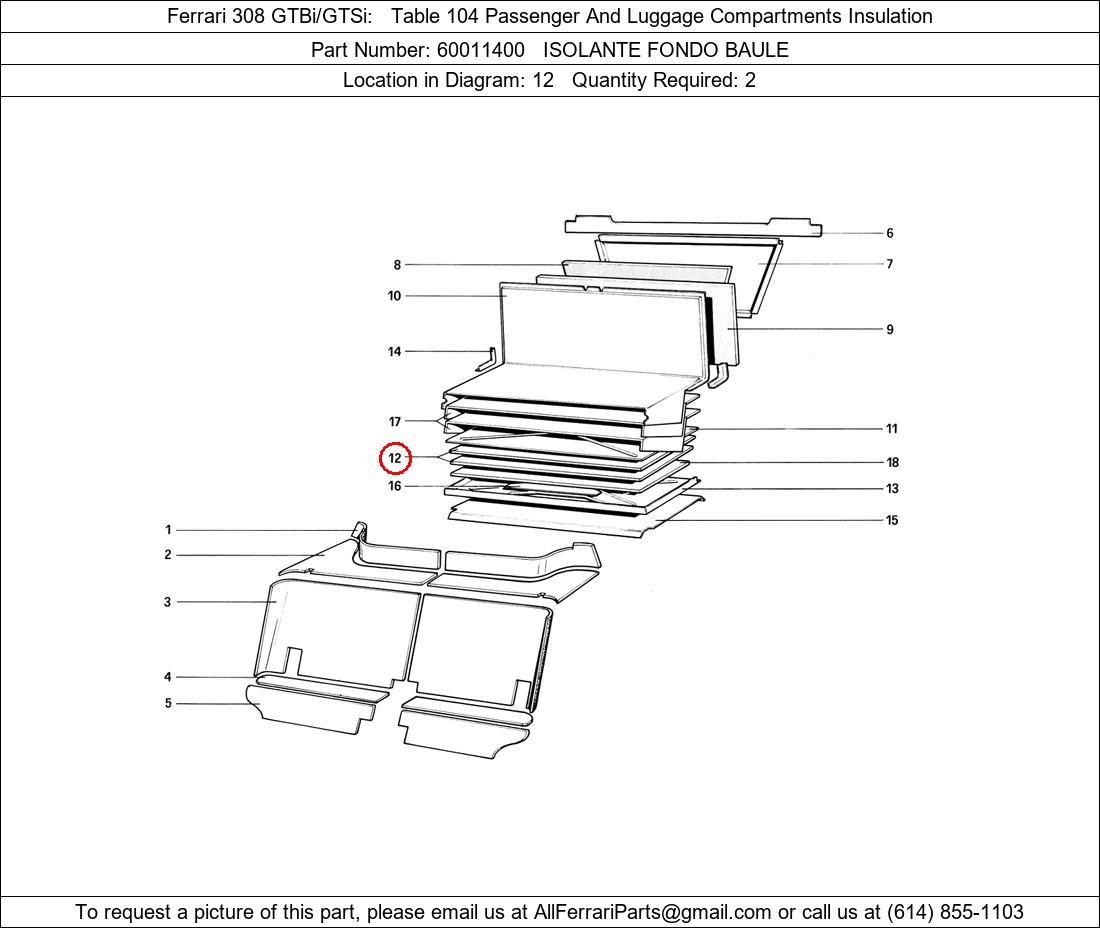 Ferrari Part 60011400