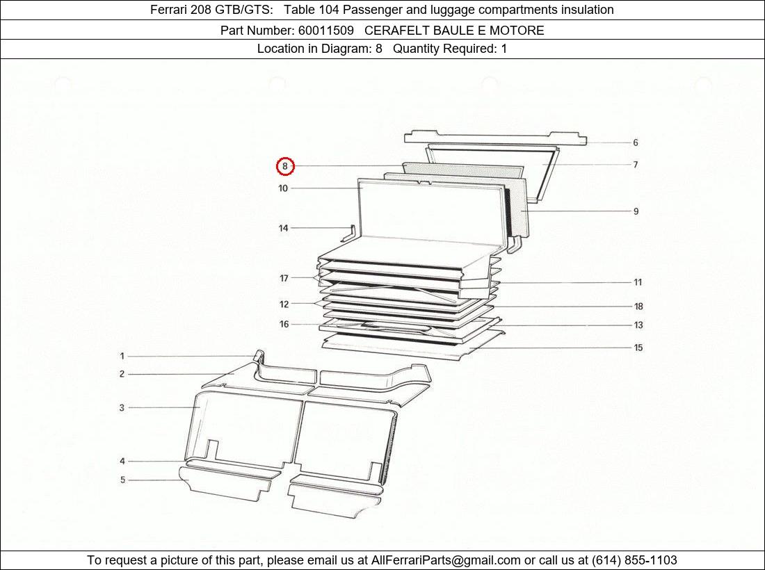 Ferrari Part 60011509