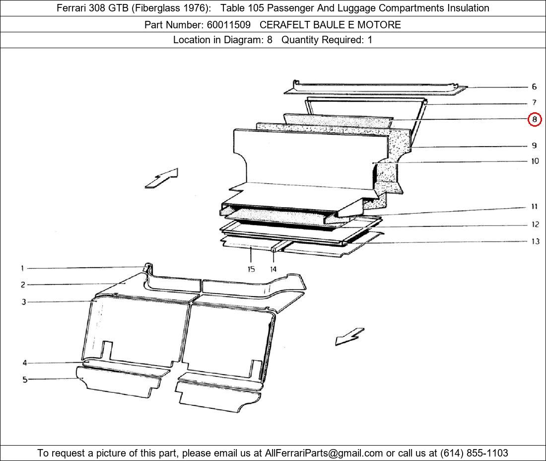 Ferrari Part 60011509