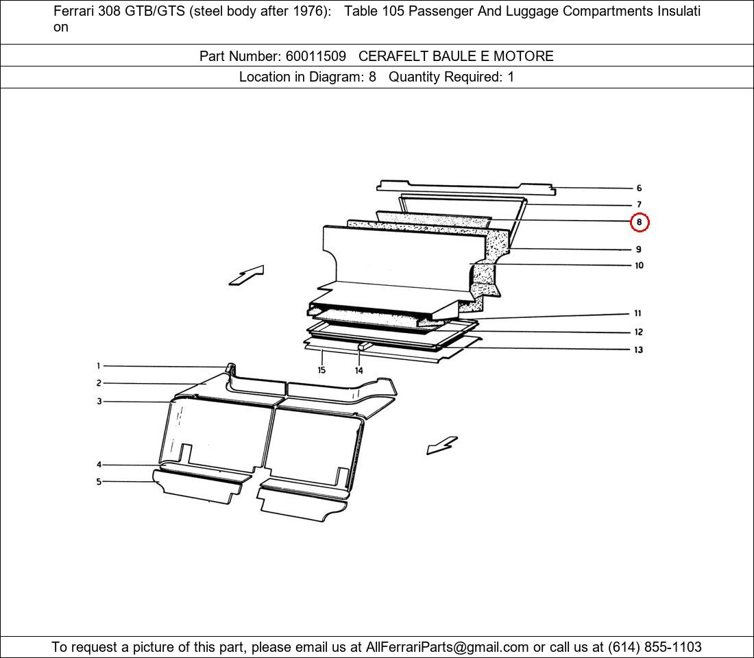 Ferrari Part 60011509
