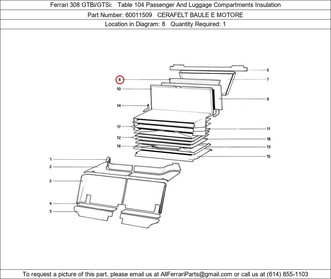 Ferrari Part 60011509