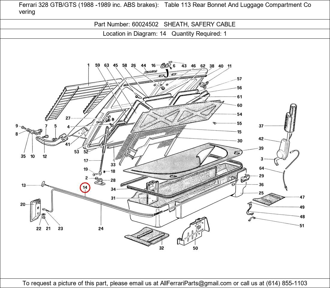 Ferrari Part 60024502