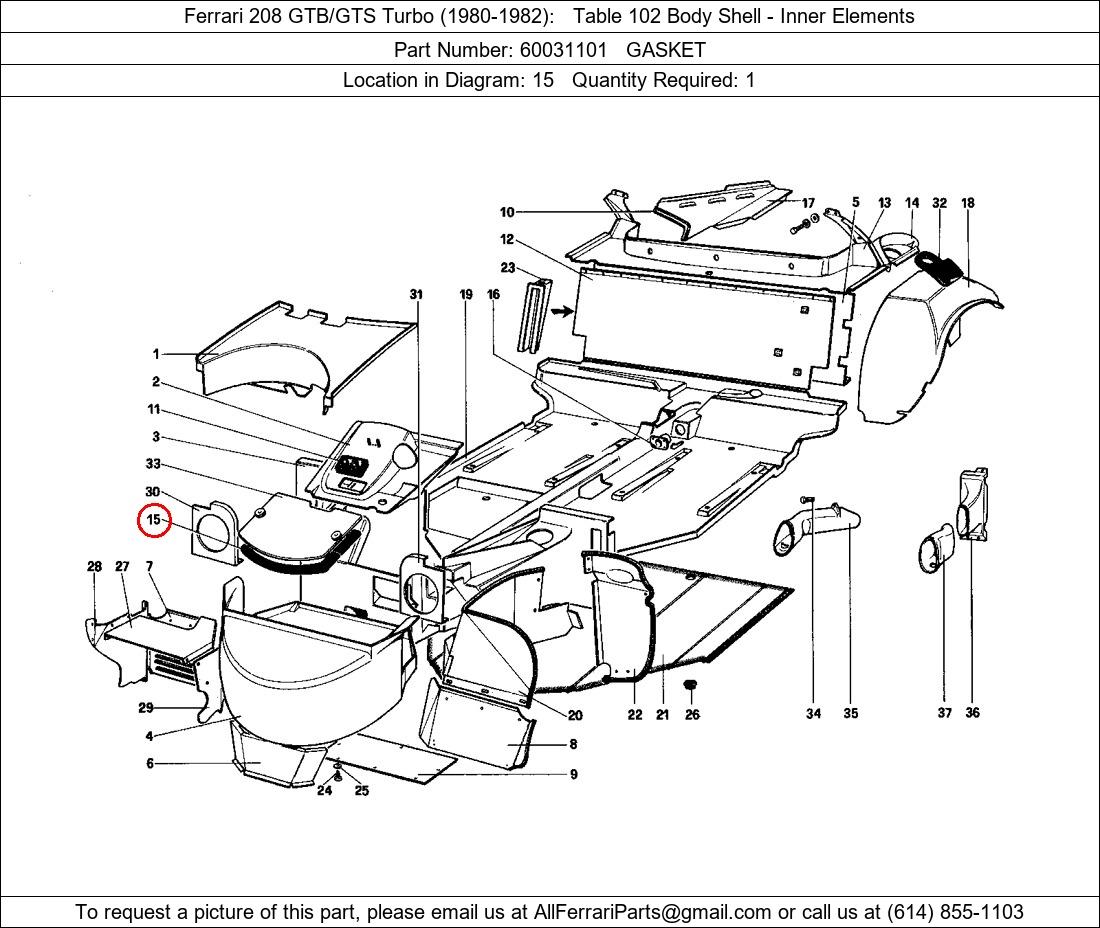 Ferrari Part 60031101