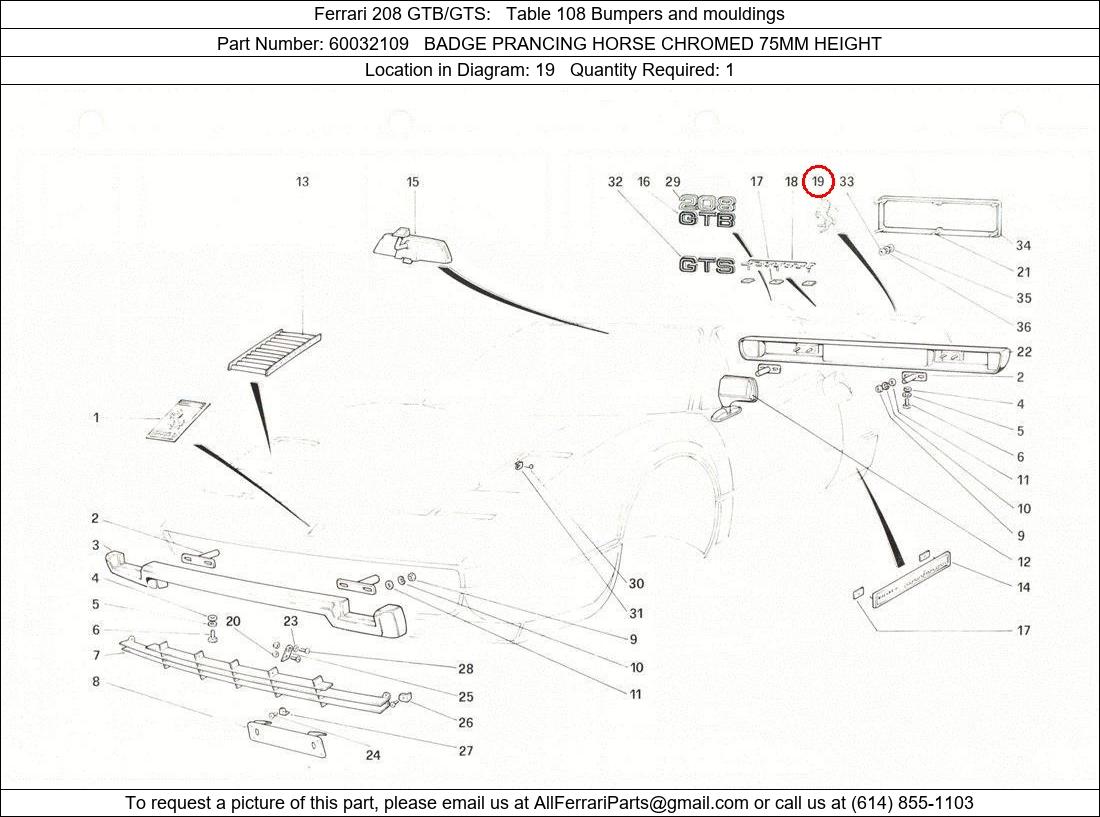 Ferrari Part 60032109