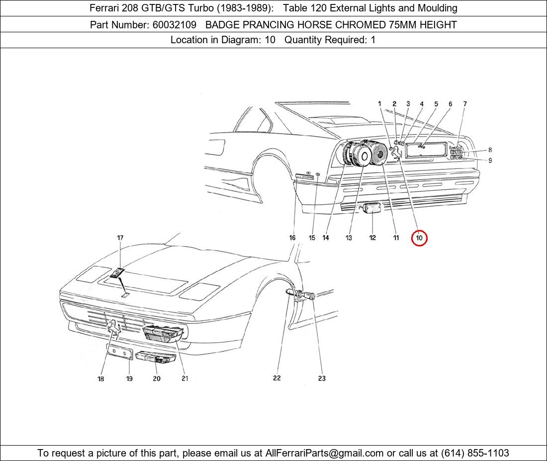 Ferrari Part 60032109