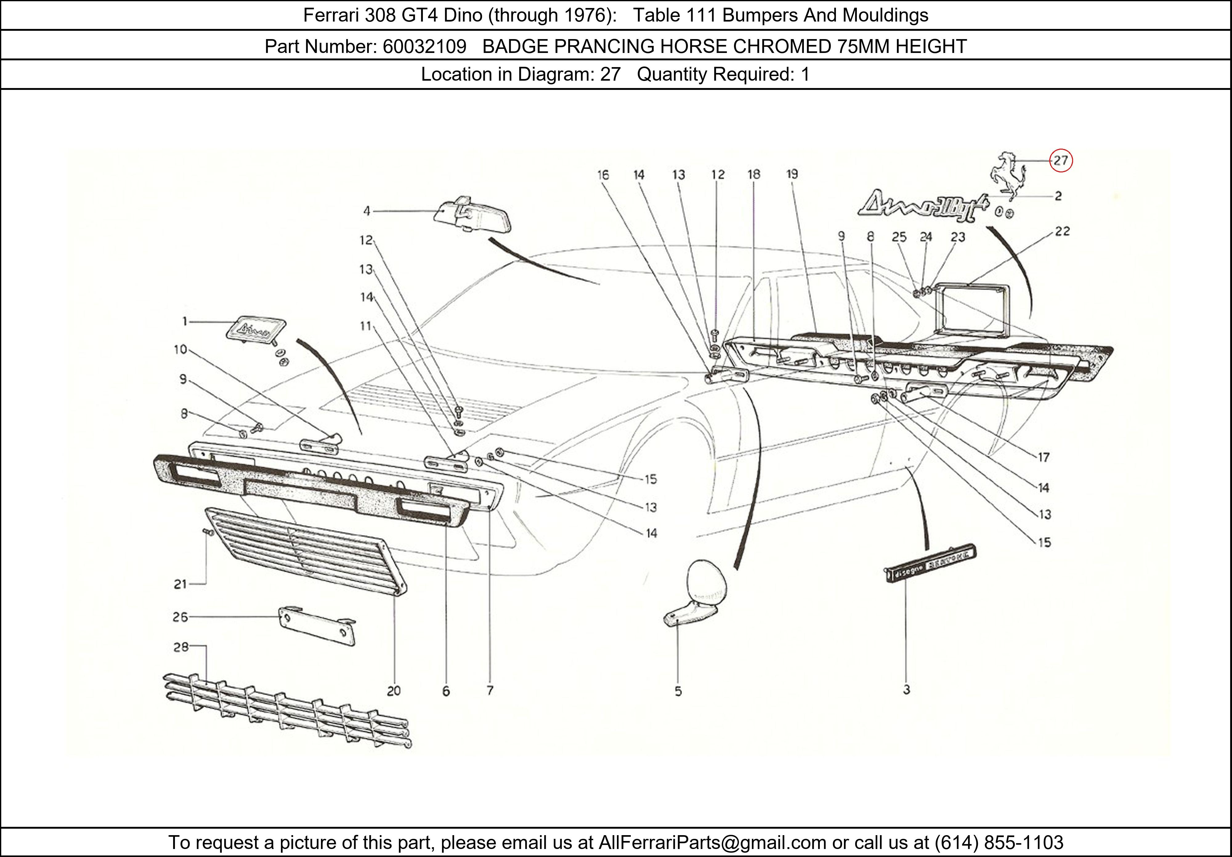 Ferrari Part 60032109