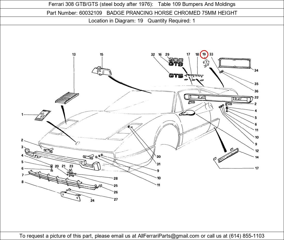 Ferrari Part 60032109