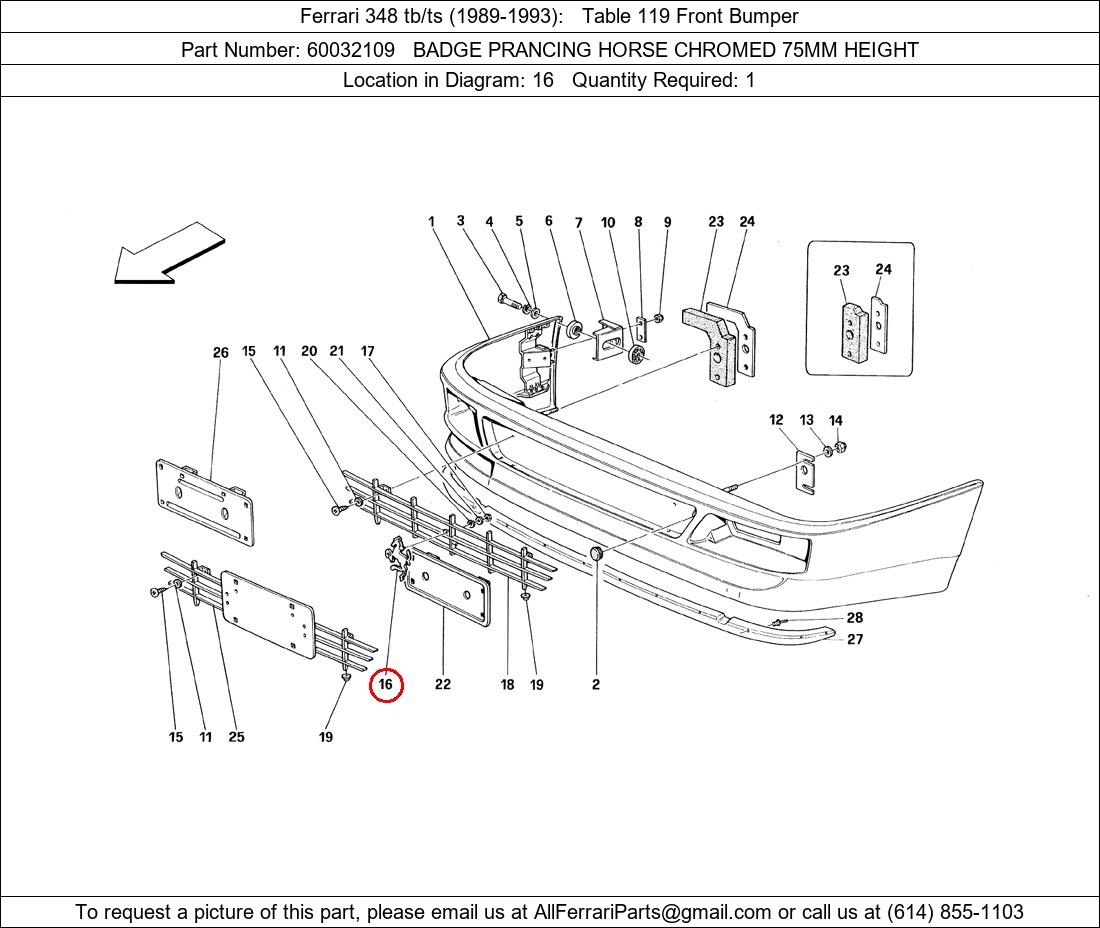 Ferrari Part 60032109