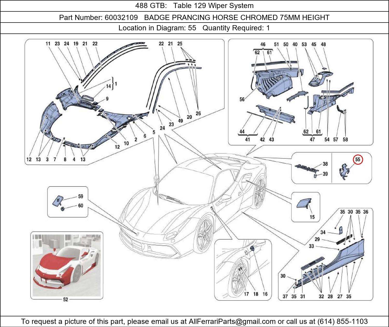 Ferrari Part 60032109