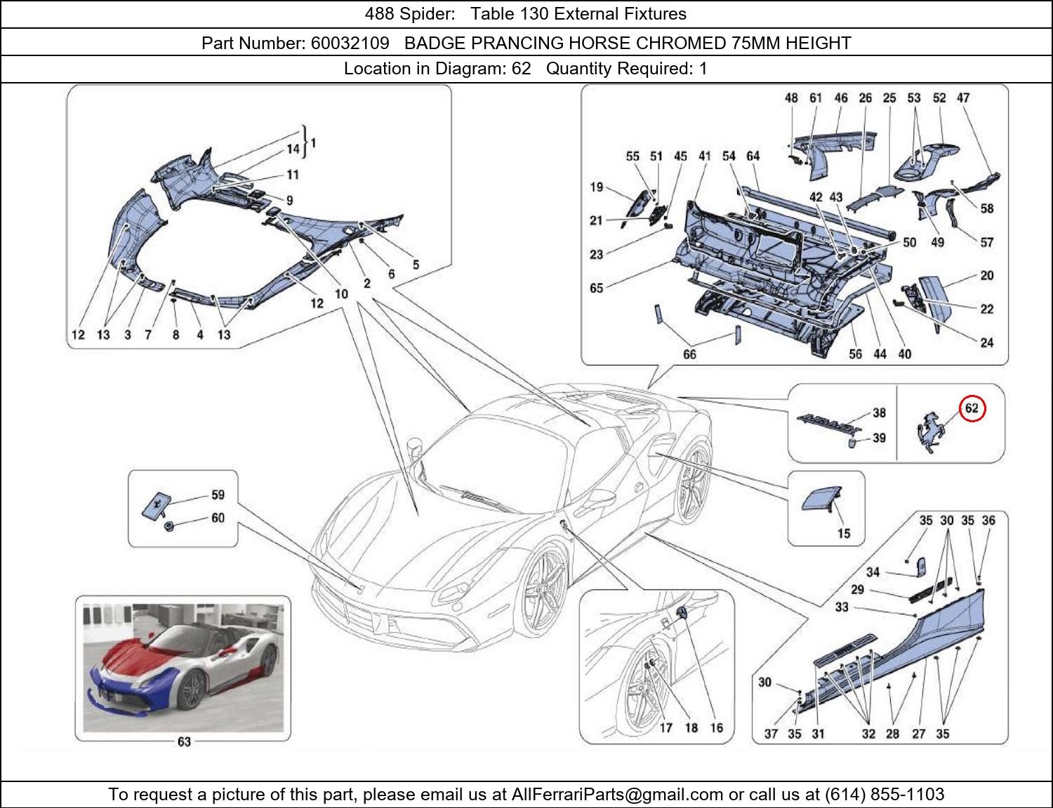 Ferrari Part 60032109