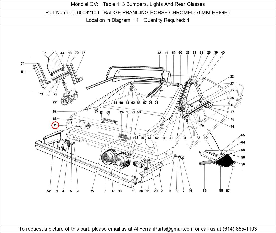 Ferrari Part 60032109