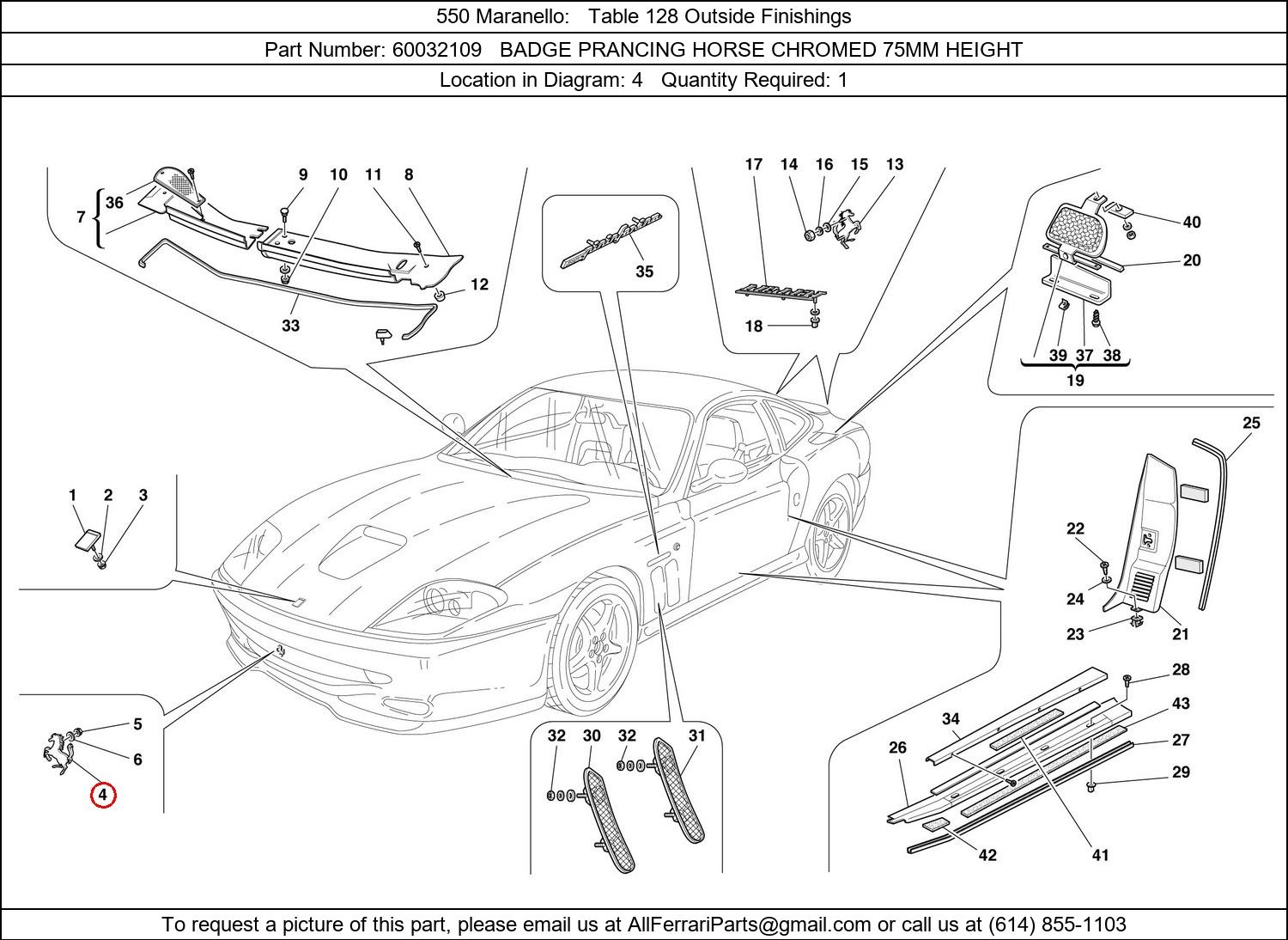 Ferrari Part 60032109