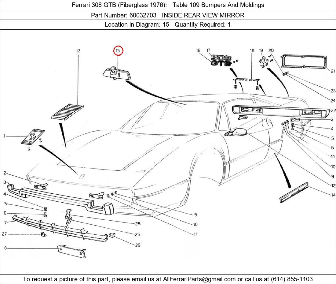 Ferrari Part 60032703