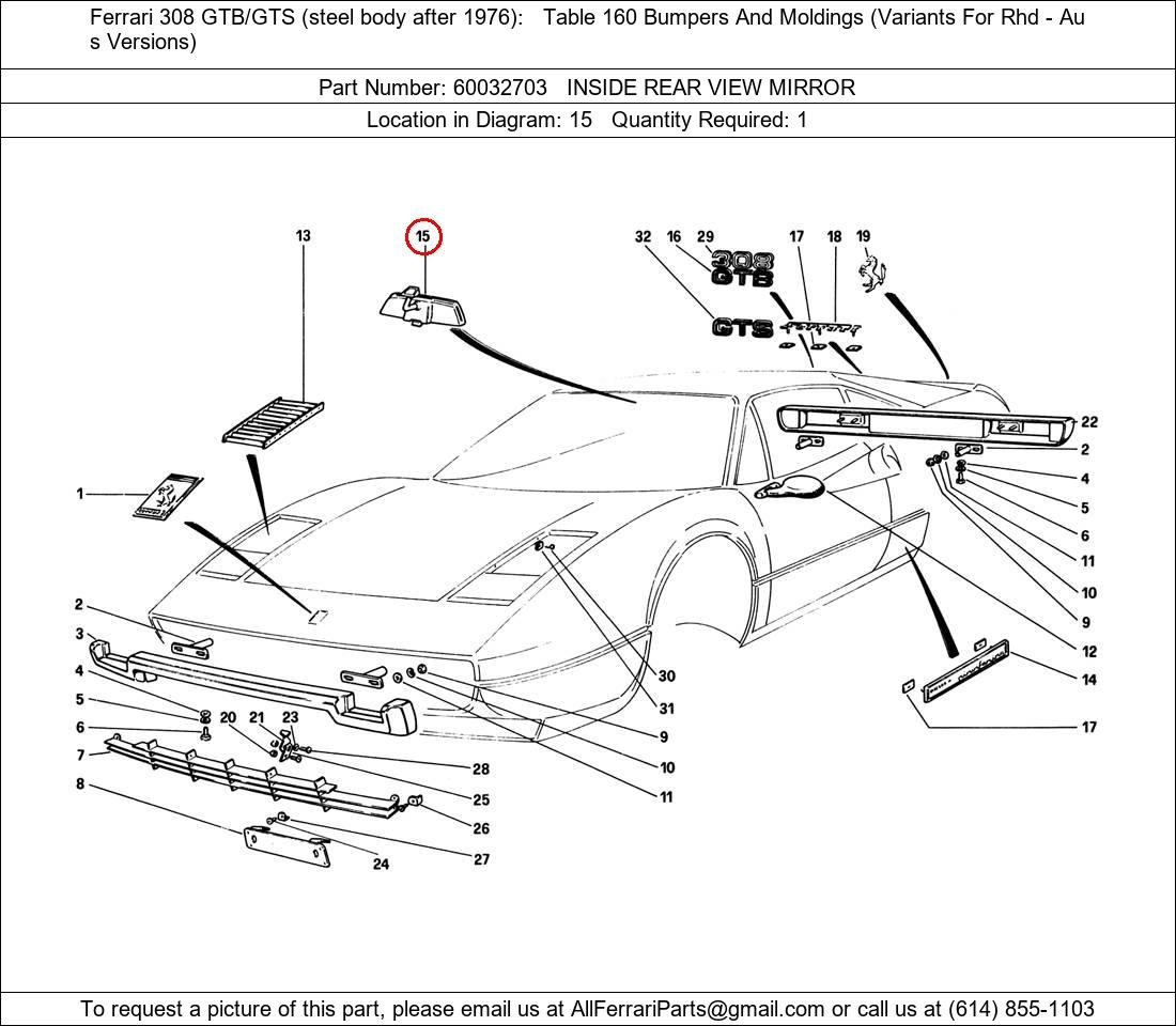 Ferrari Part 60032703