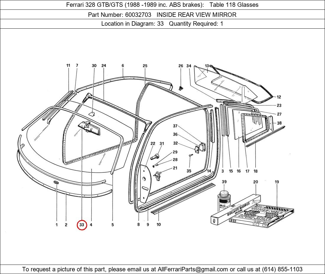 Ferrari Part 60032703