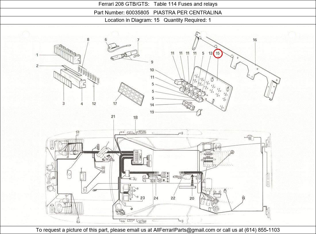 Ferrari Part 60035805