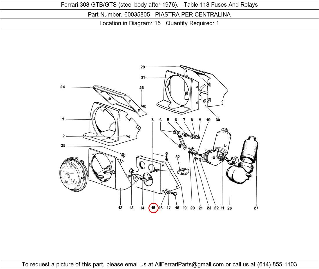 Ferrari Part 60035805