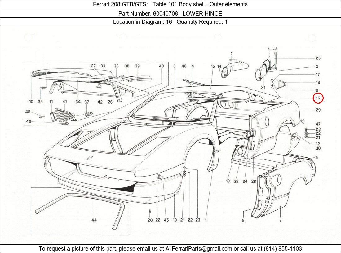 Ferrari Part 60040706