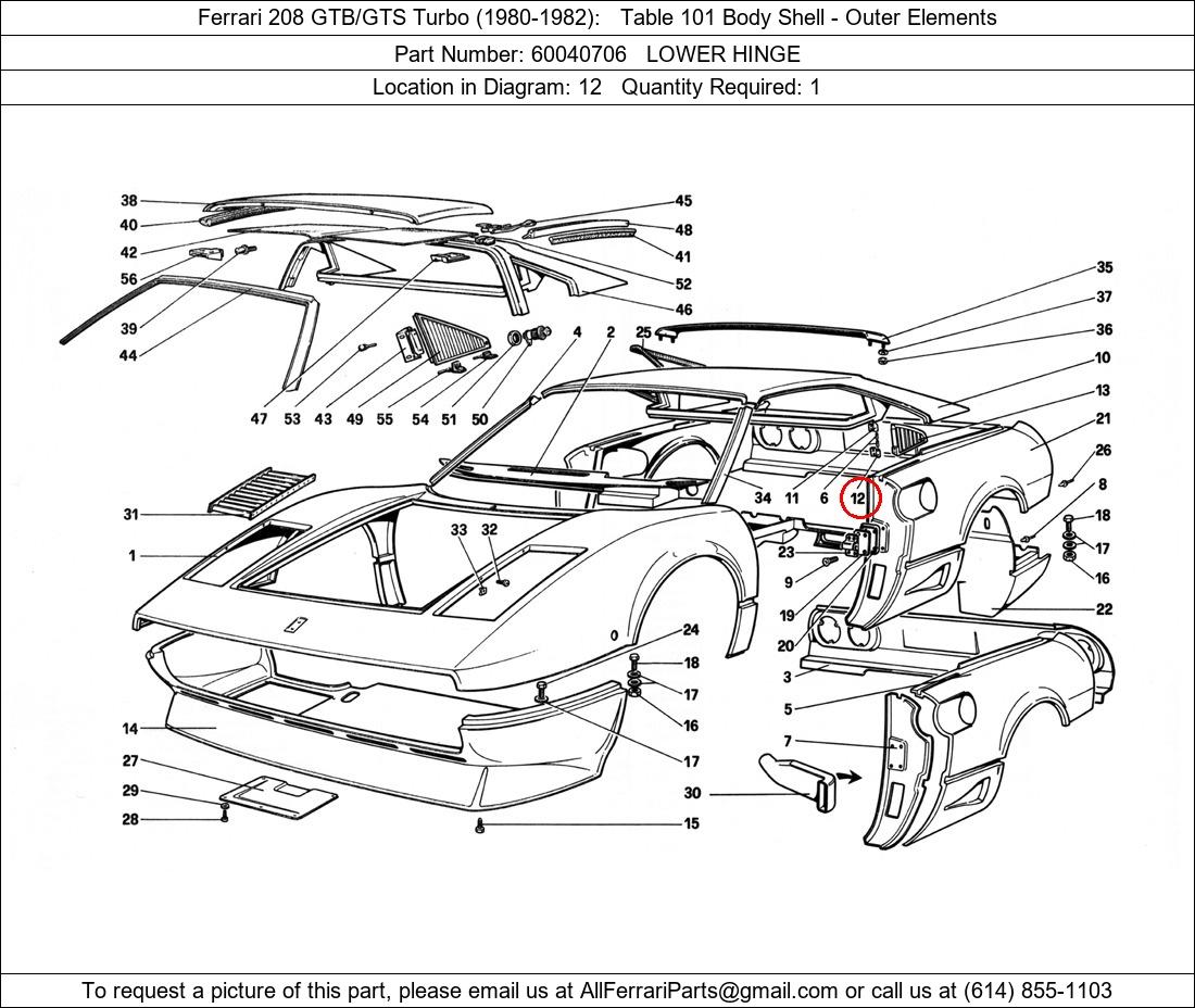 Ferrari Part 60040706