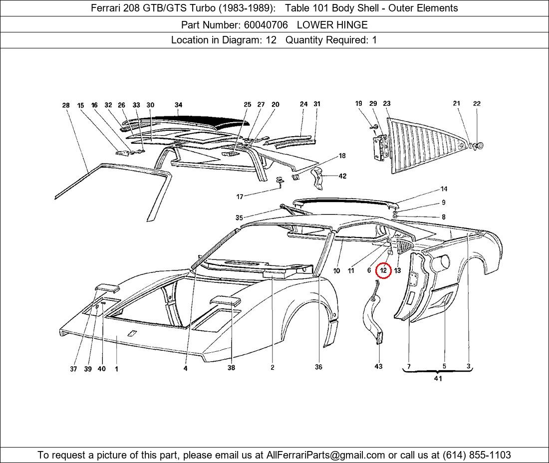 Ferrari Part 60040706