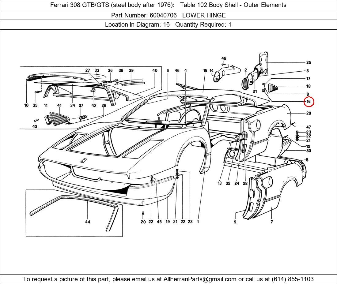 Ferrari Part 60040706